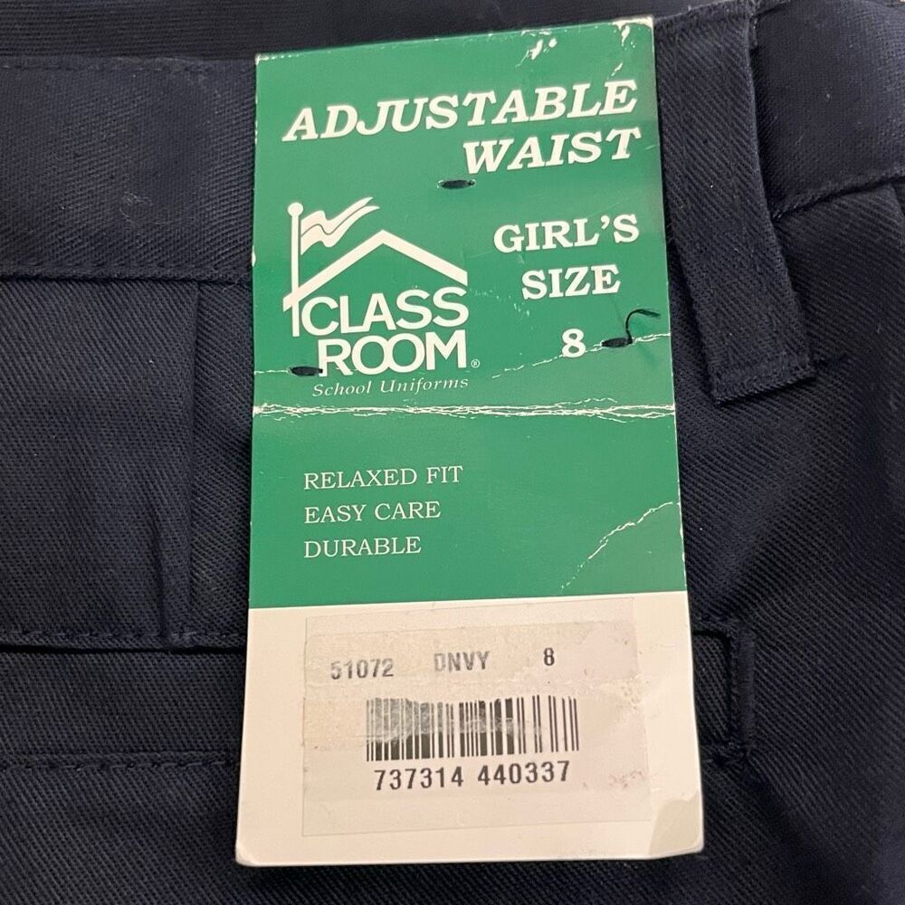 Classroom Relaxed Fit Uniform Pants Girls Size 8 NWT - Picture 5 of 5